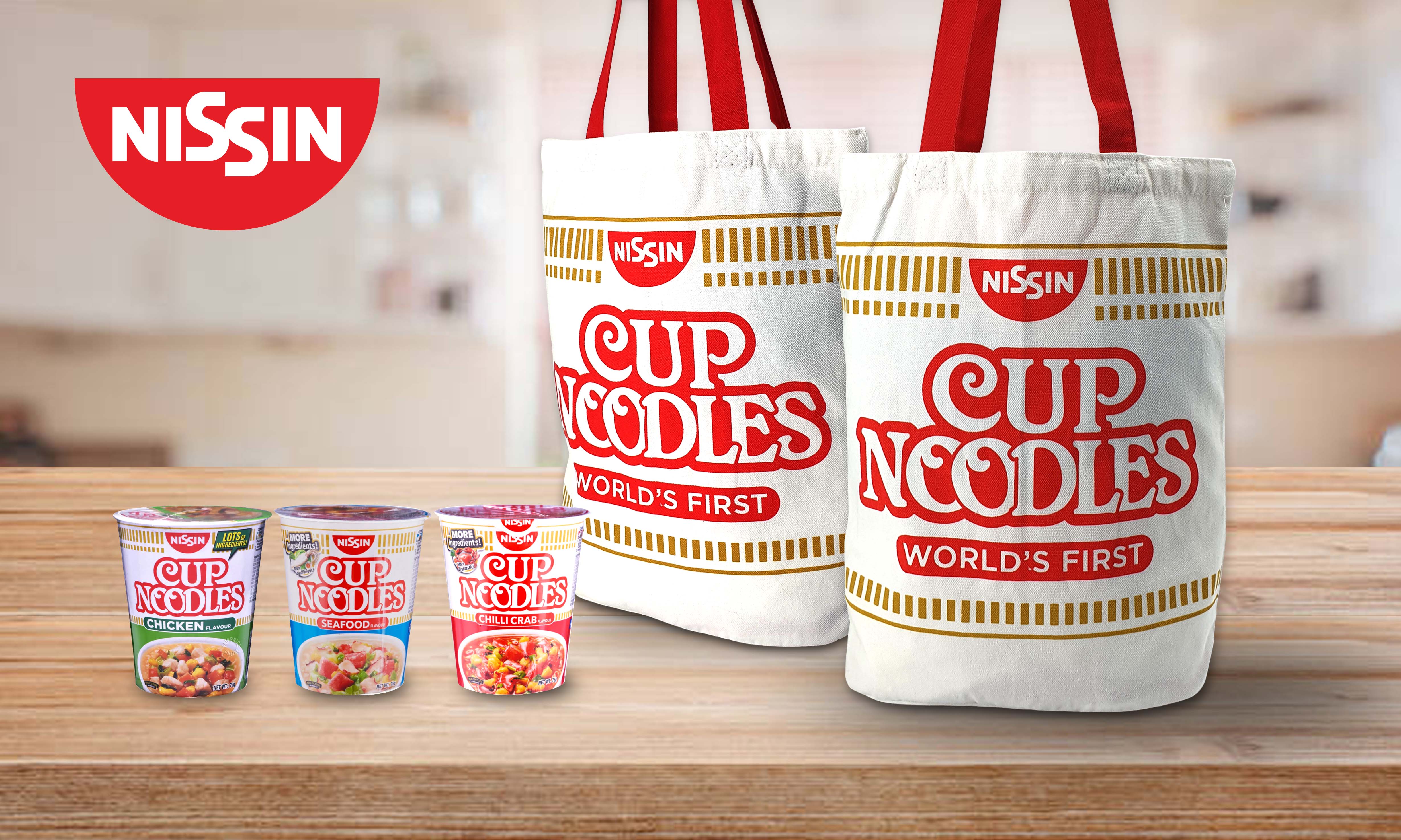 Nissin Cup Noodles Canvas Tote Bag